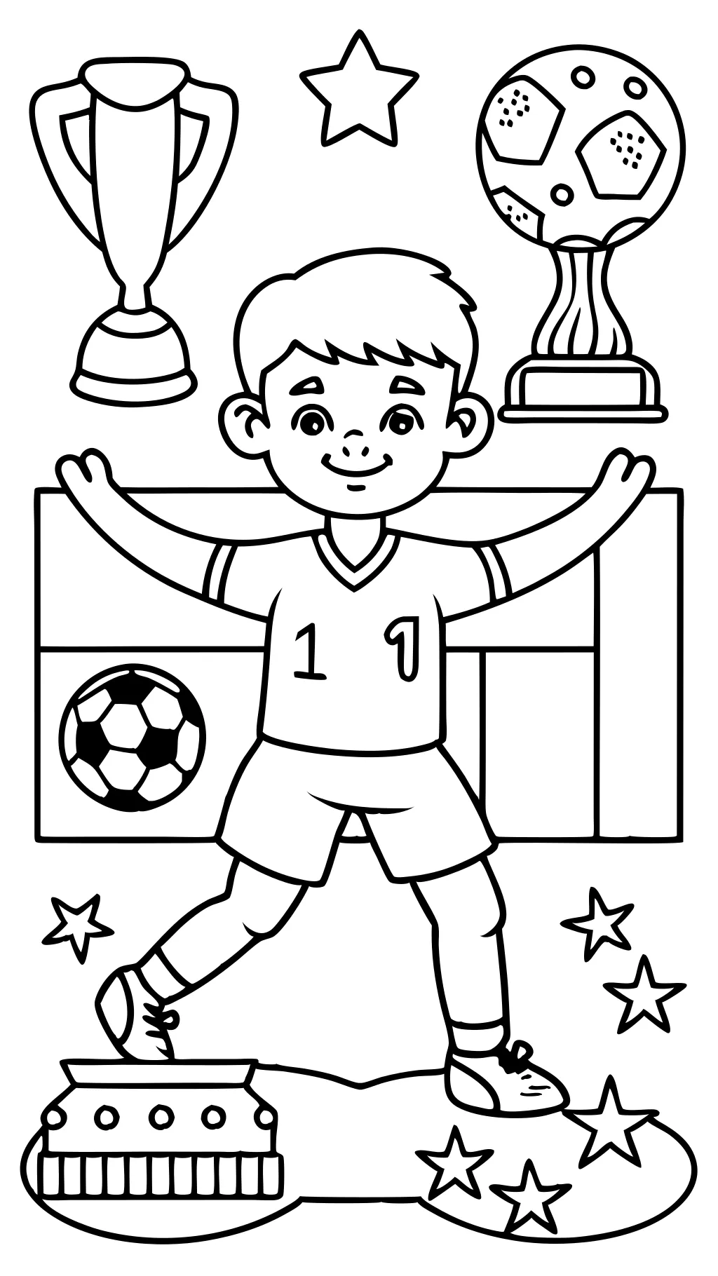 coloriages de football de la Coupe du monde